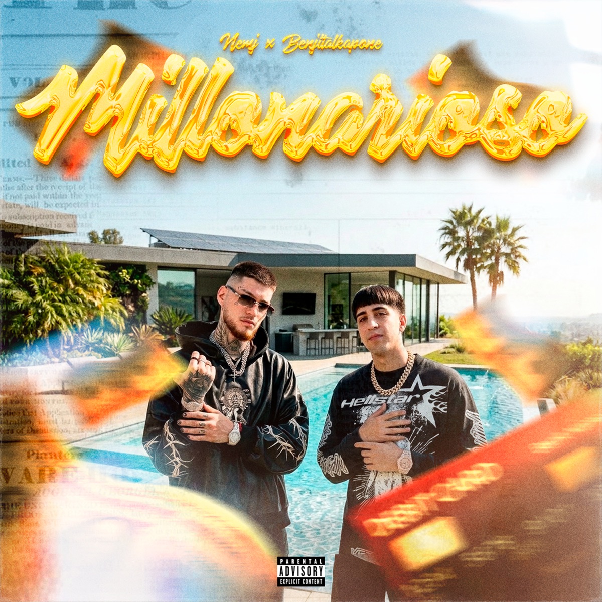 MILLONARIOSO - Single by El Triangulo R, NEMJ & benjitalkapone album cover
