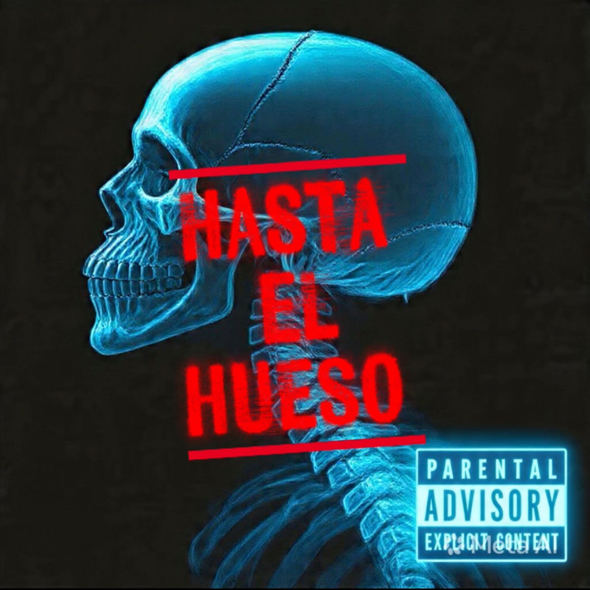 HASTA EL HUESO (feat. KBK, EM-G & L diabLo) - Single by AK M4RKO album cover