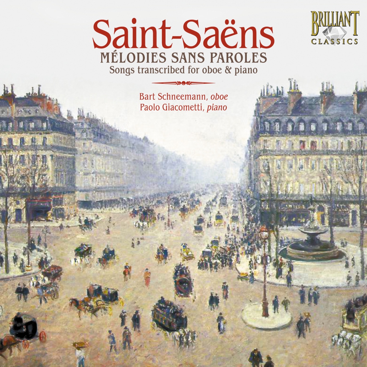 Saint-Saëns: Melodie sans paroles by Bart Schneemann & Paolo Giacometti album cover
