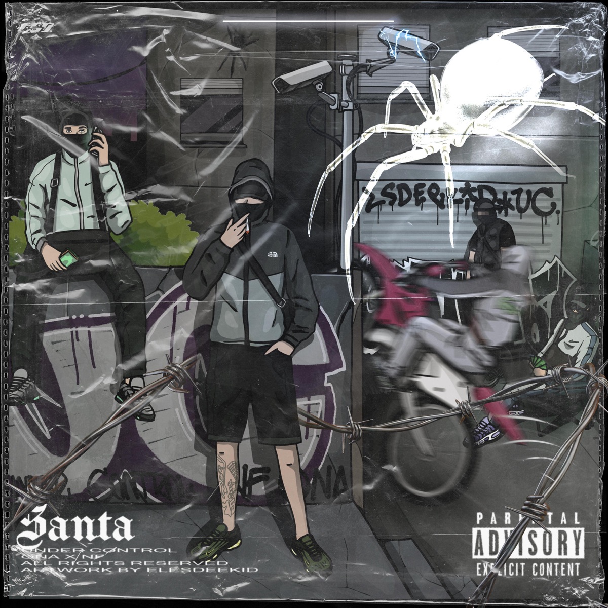 SANTA - EP by ONA & NF UC album cover