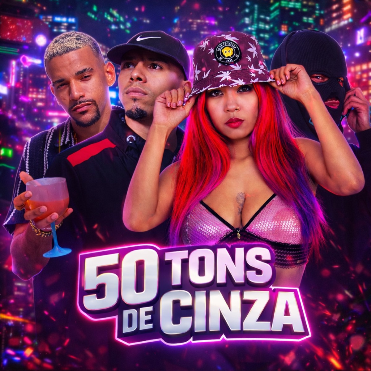 50 Tons de Cinza - Single by mp na voz, MC MB & Samara Bença album cover