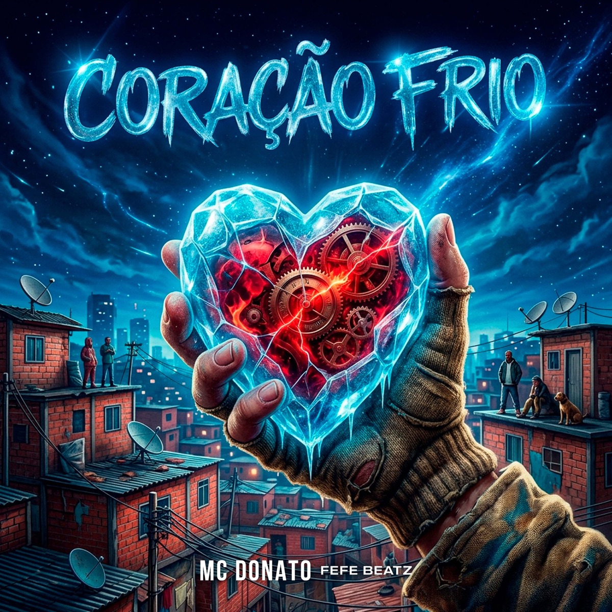 Coração Frio - Single by Mc Donato & Fefe Beatz album cover