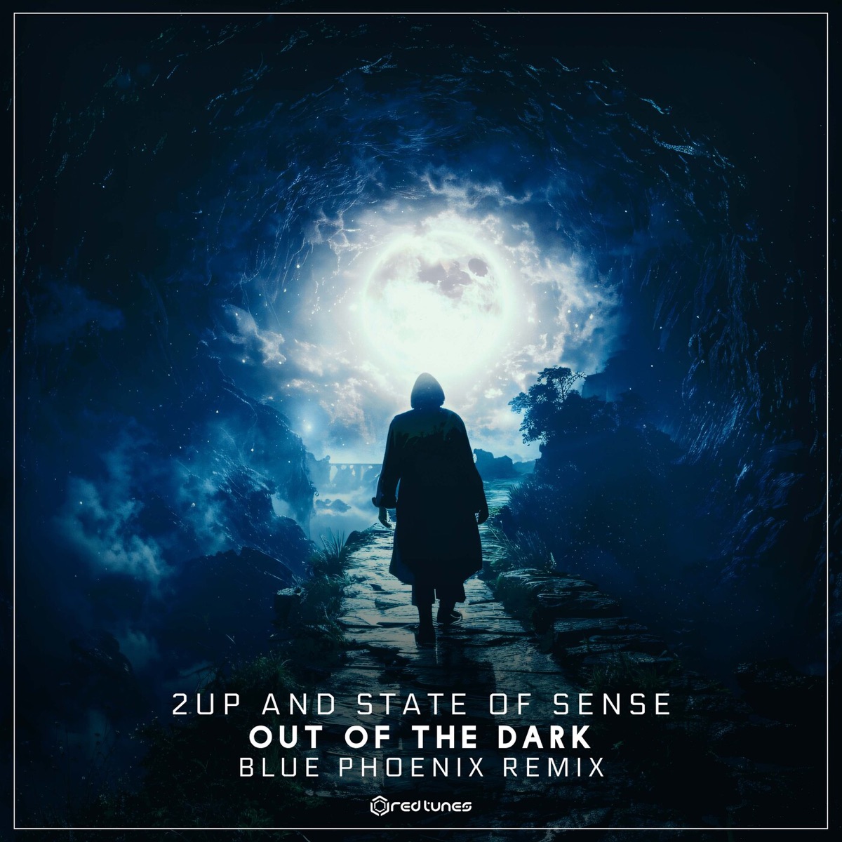 Out of the Dark (Blue Phoenix Remix) - Single by 2UP & State of sense album cover