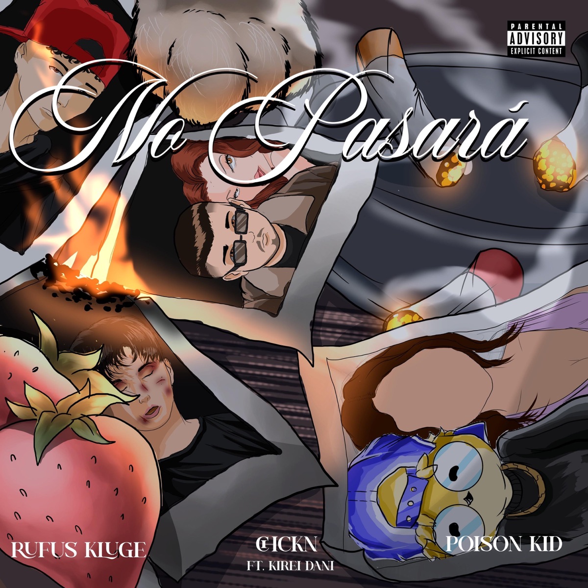 No Pasará (feat. Kirei Dani) - Single by CHCKN, Poison Kid & Rufus Kluge album cover