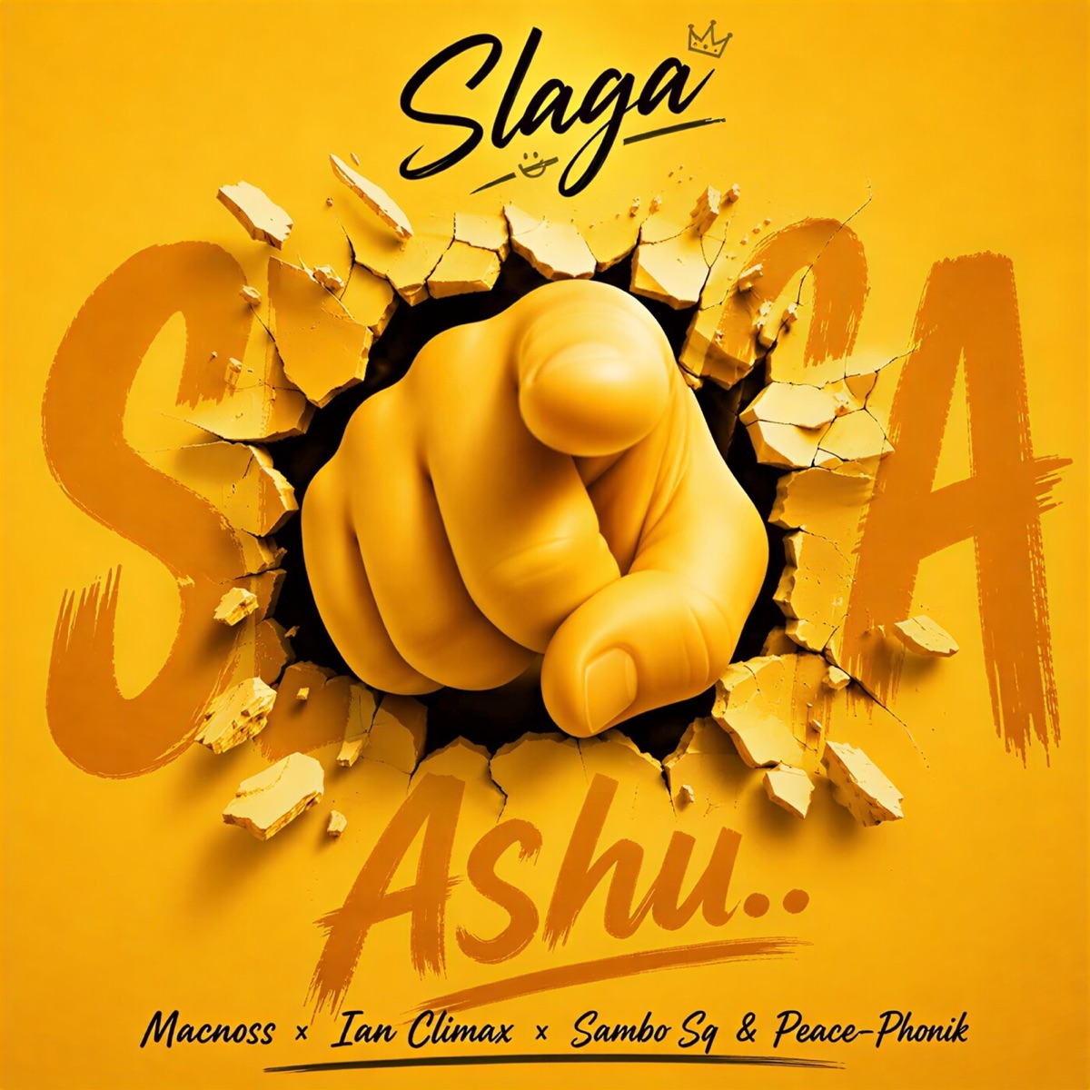 Ashu (feat. Sambo Sq & Peace-Phonik) - Single by Slaga, Macnoss & Ian Climax album cover