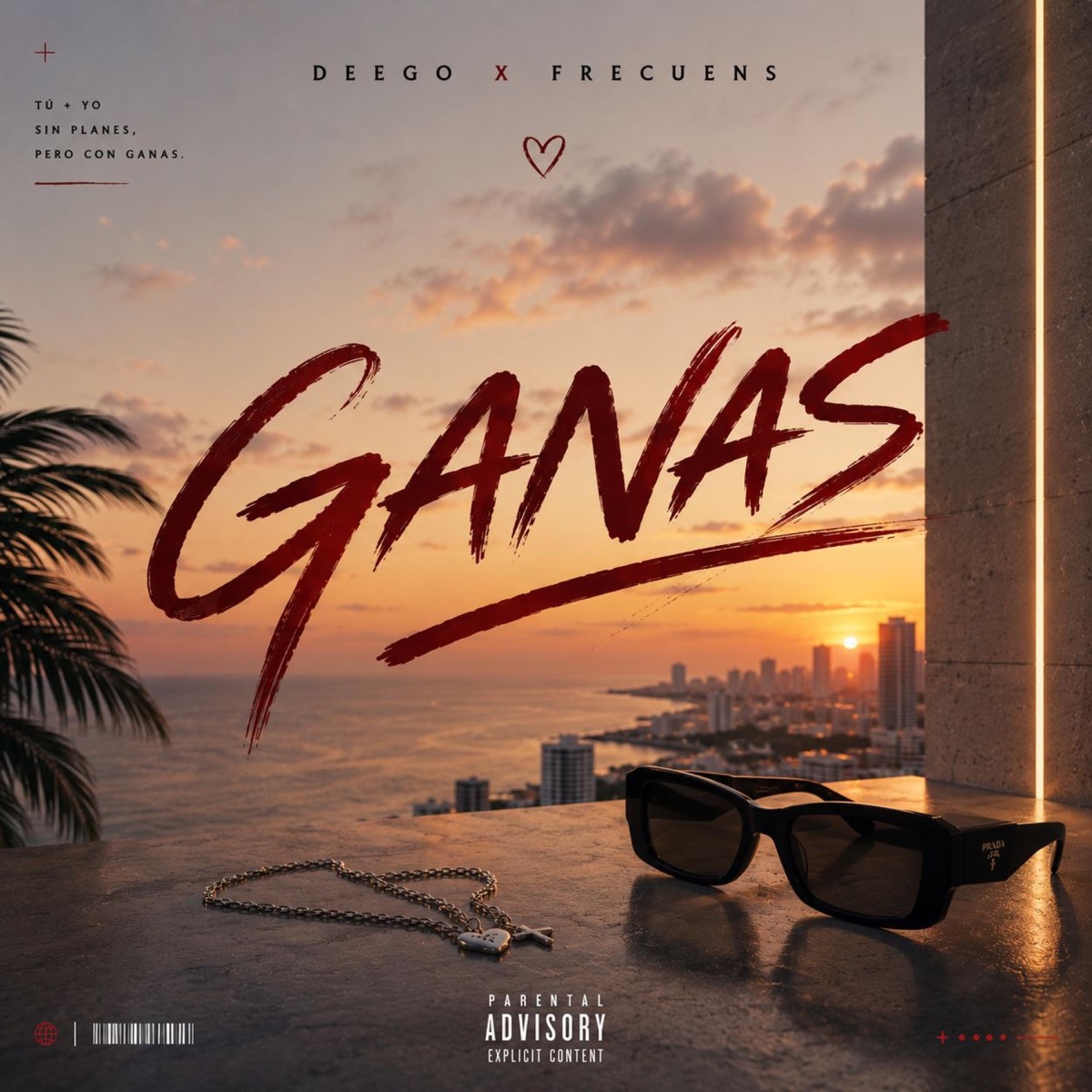 Ganas (feat. DEEGO) - Single by frecuens album cover