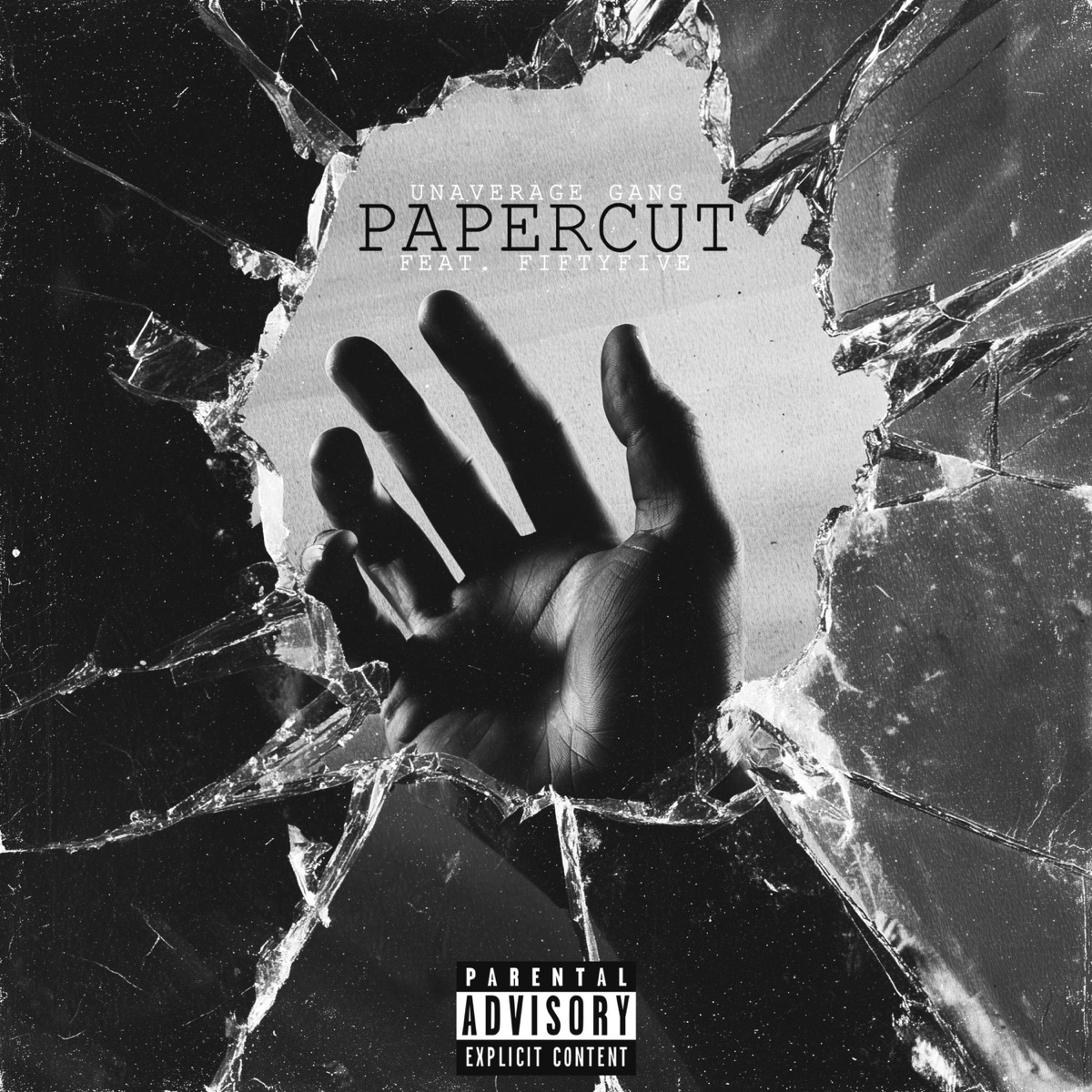 Papercut (feat. FiftyFive) - Single by Unaverage Gang album cover