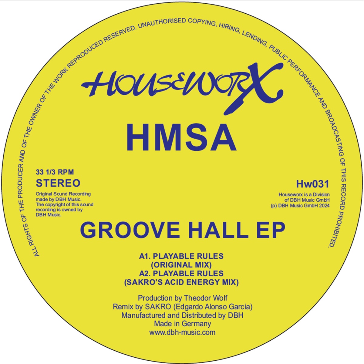 Groove Hall Ep - EP by HMSA album cover