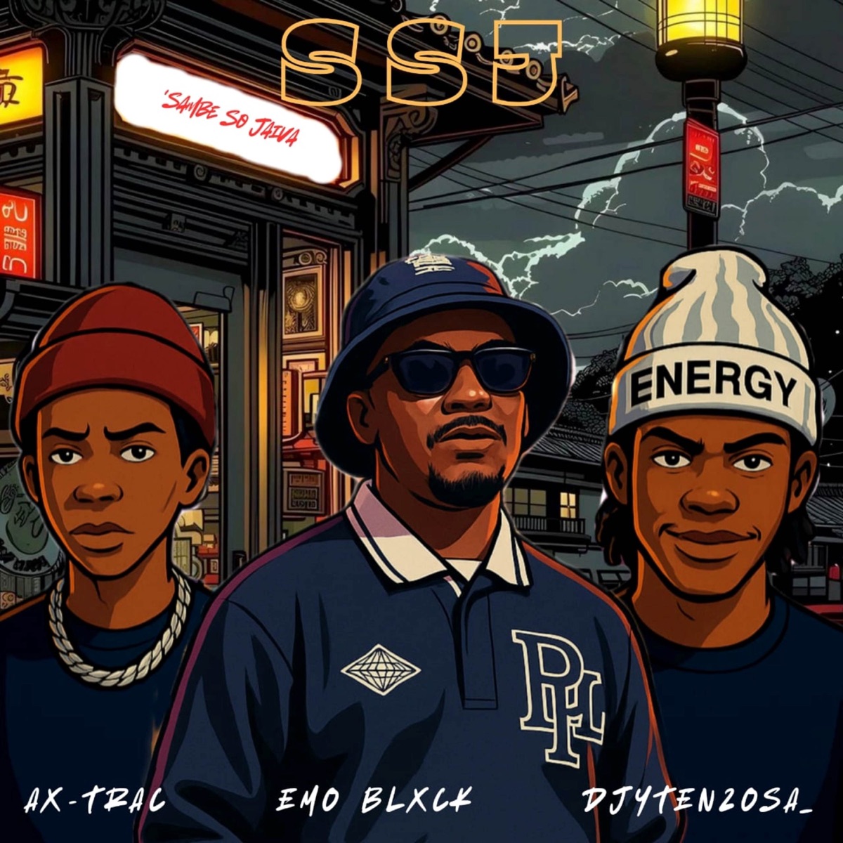 SSJ - Single by Ax-trac & Djytenzosa_ & Emo Blxck album cover