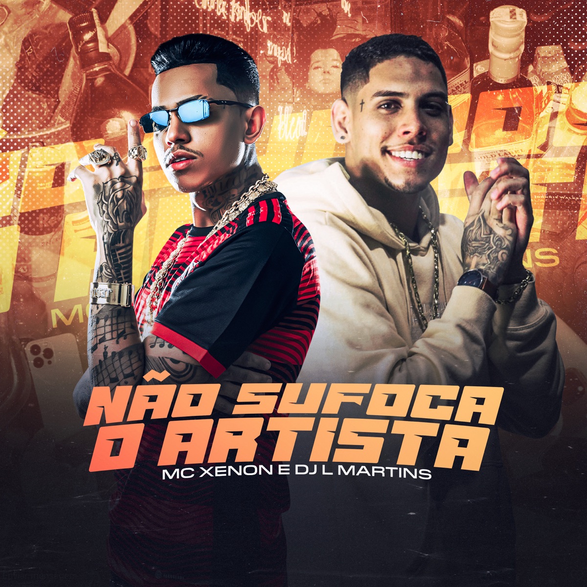 Não Sufoca o Artista - Single by Mc Xenon & Dj L Martins album cover