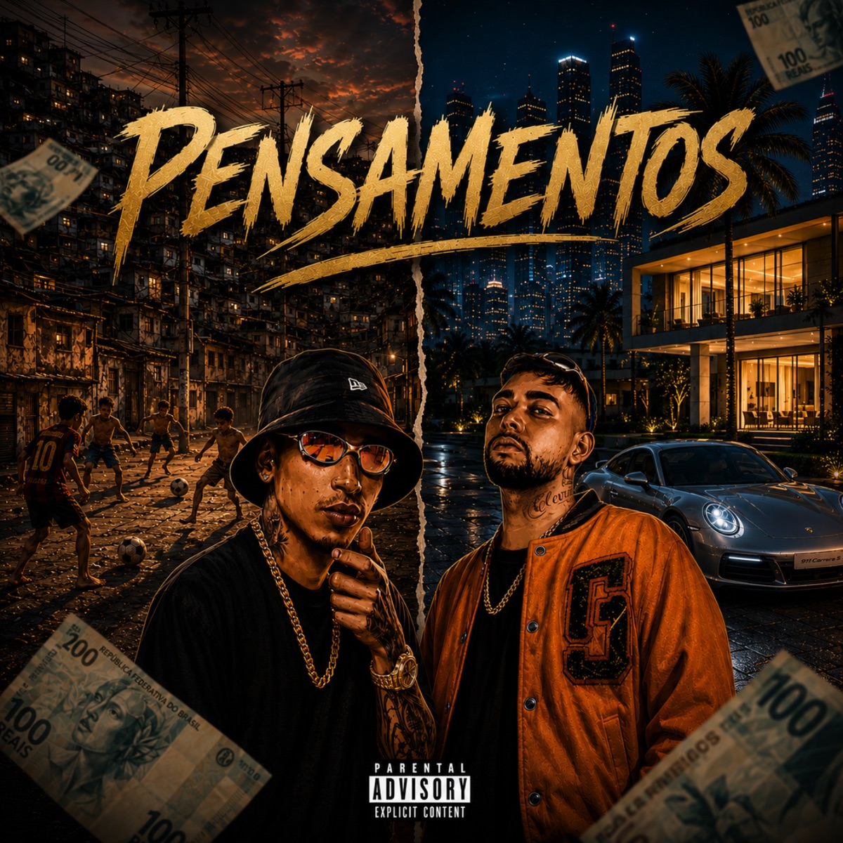 PENSAMENTOS - Single by GUINO, MC Dim do BDC & MC Will JD album cover