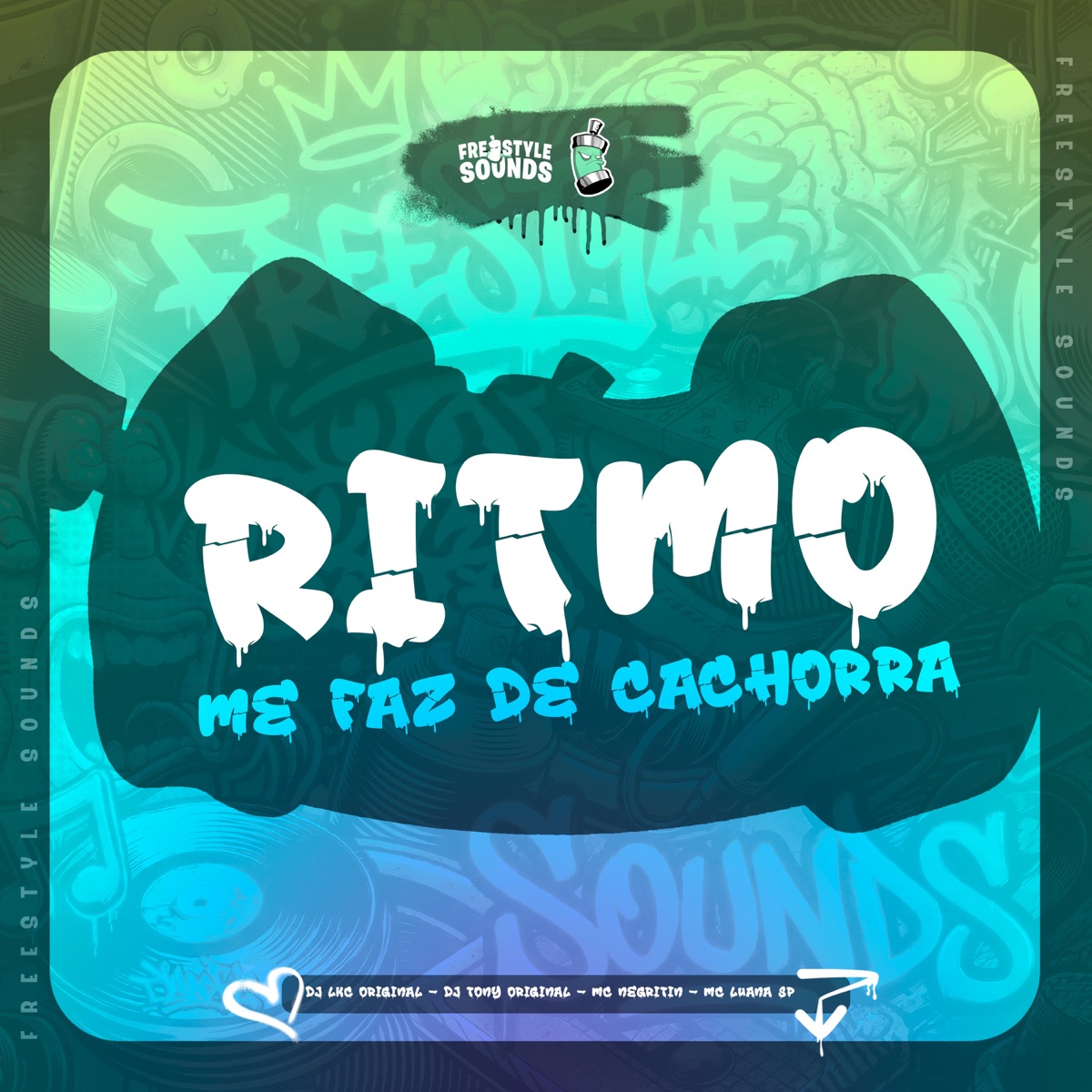 Ritmo Me Faz De Cachorra - Single by DJ LKC ORIGINAL, DJ TONY ORIGINAL, MC Negritin & MC Luana SP album cover