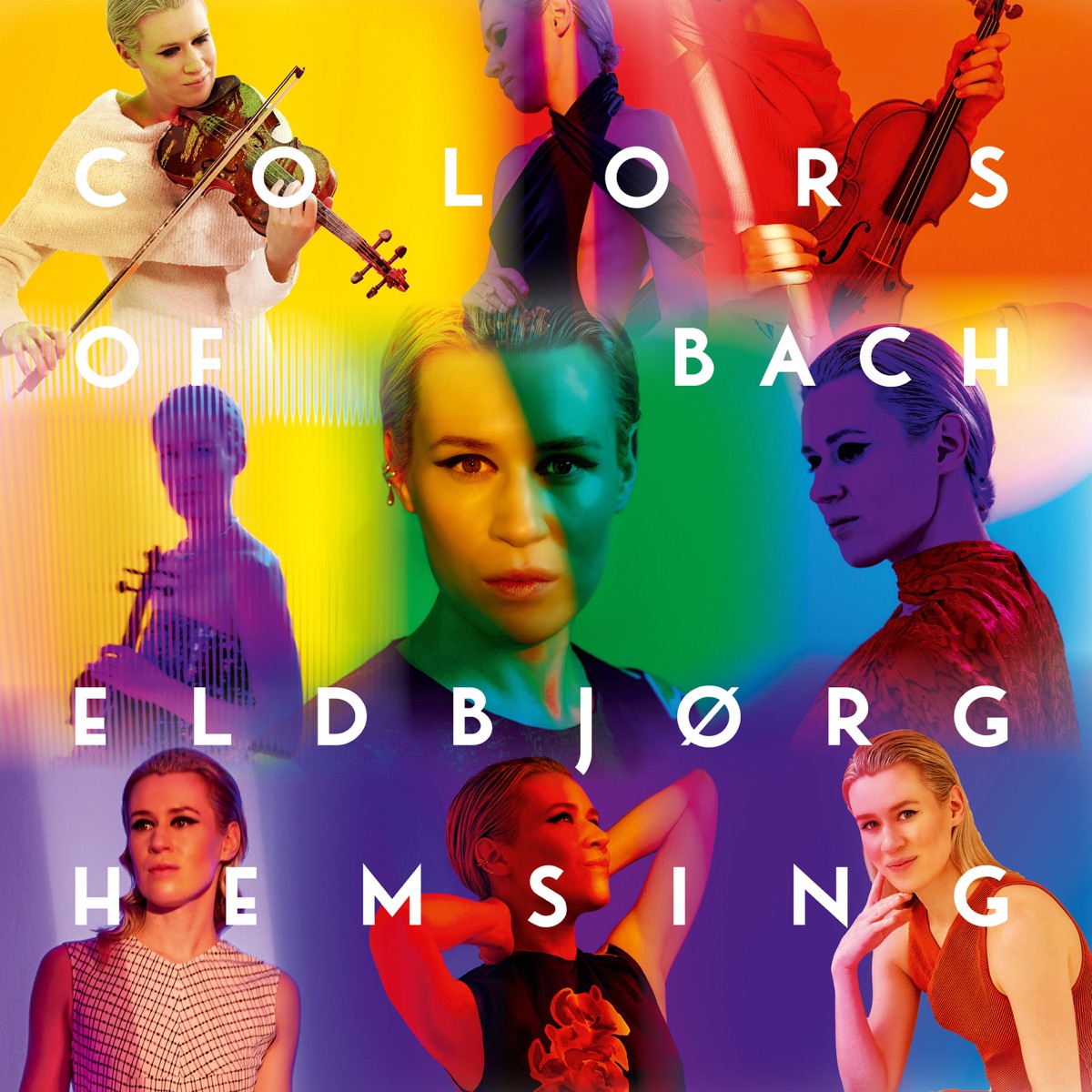 Colors of Bach by Eldbjørg Hemsing, Norwegian String Quintet & Tim Allhoff album cover