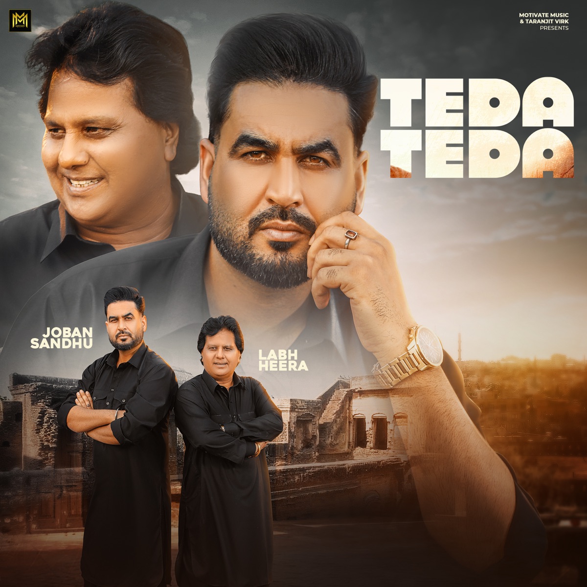 Teda Teda - Single by Joban Sandhu & Labh Heera album cover