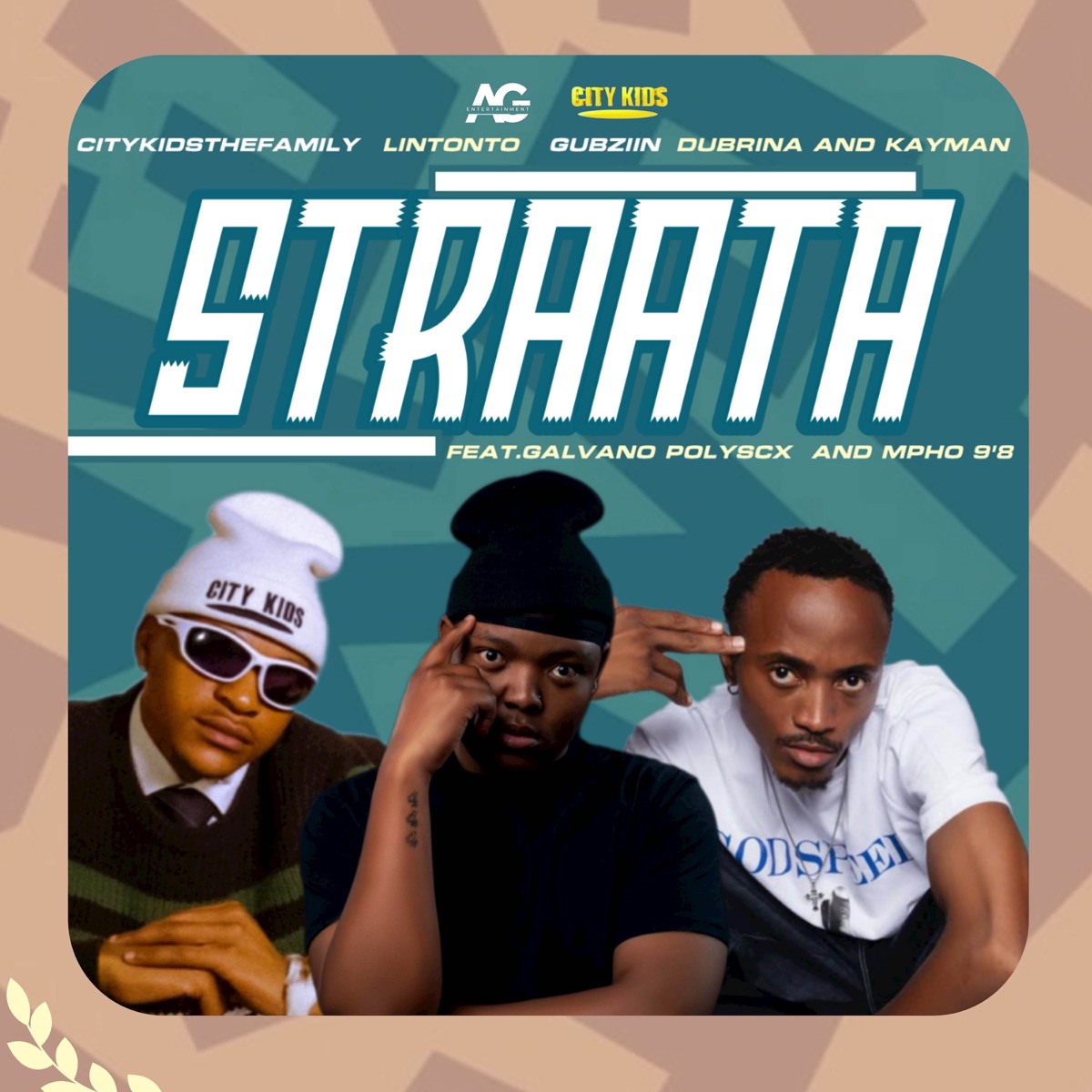 Straata (feat. Mphow 9'8, Galvano Polyscx, Kayman & Dubrina Za) - Single by citykidsthefamily, Gubziin & Lintonto album cover
