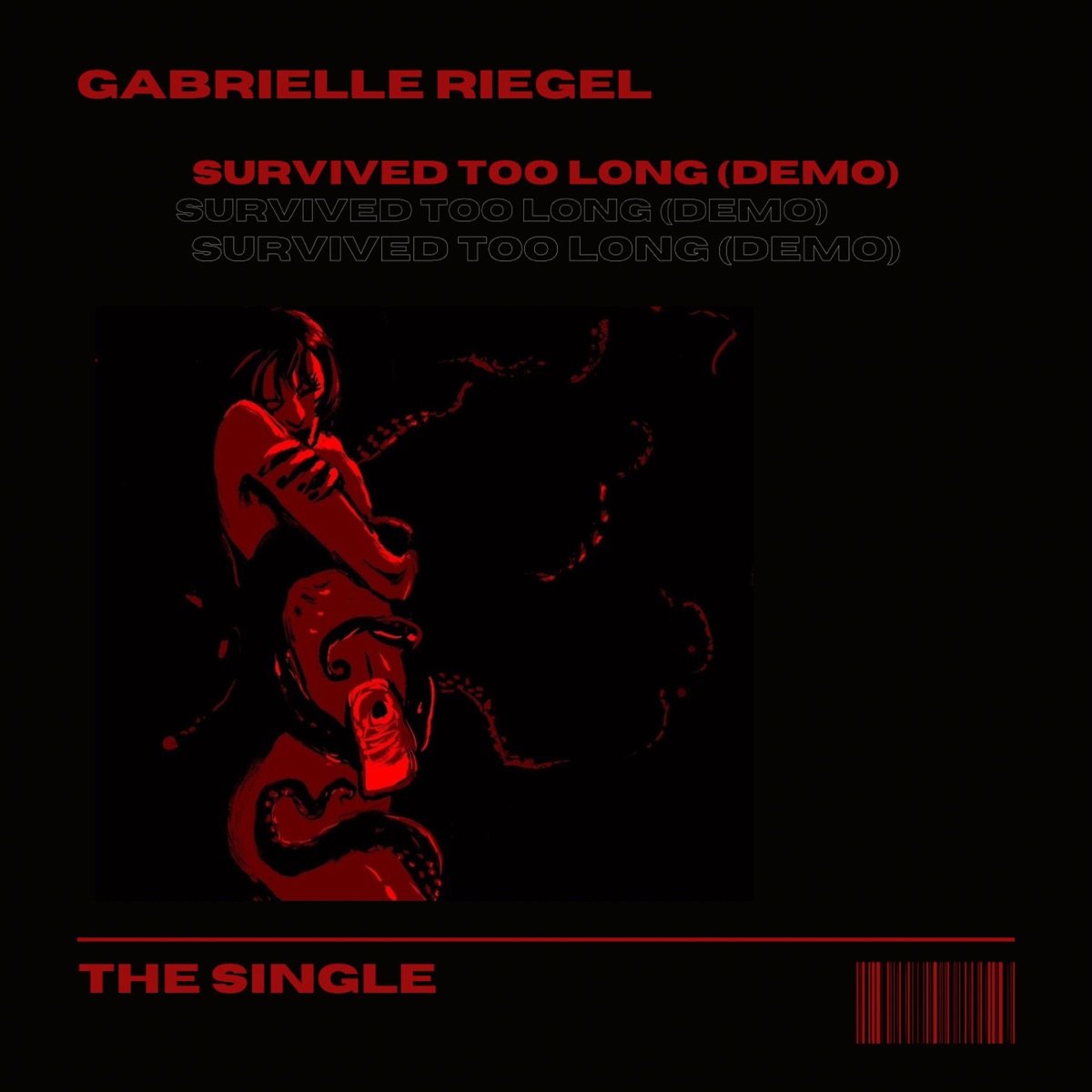 survived too long (demo) - Single by Gabrielle Riegel album cover