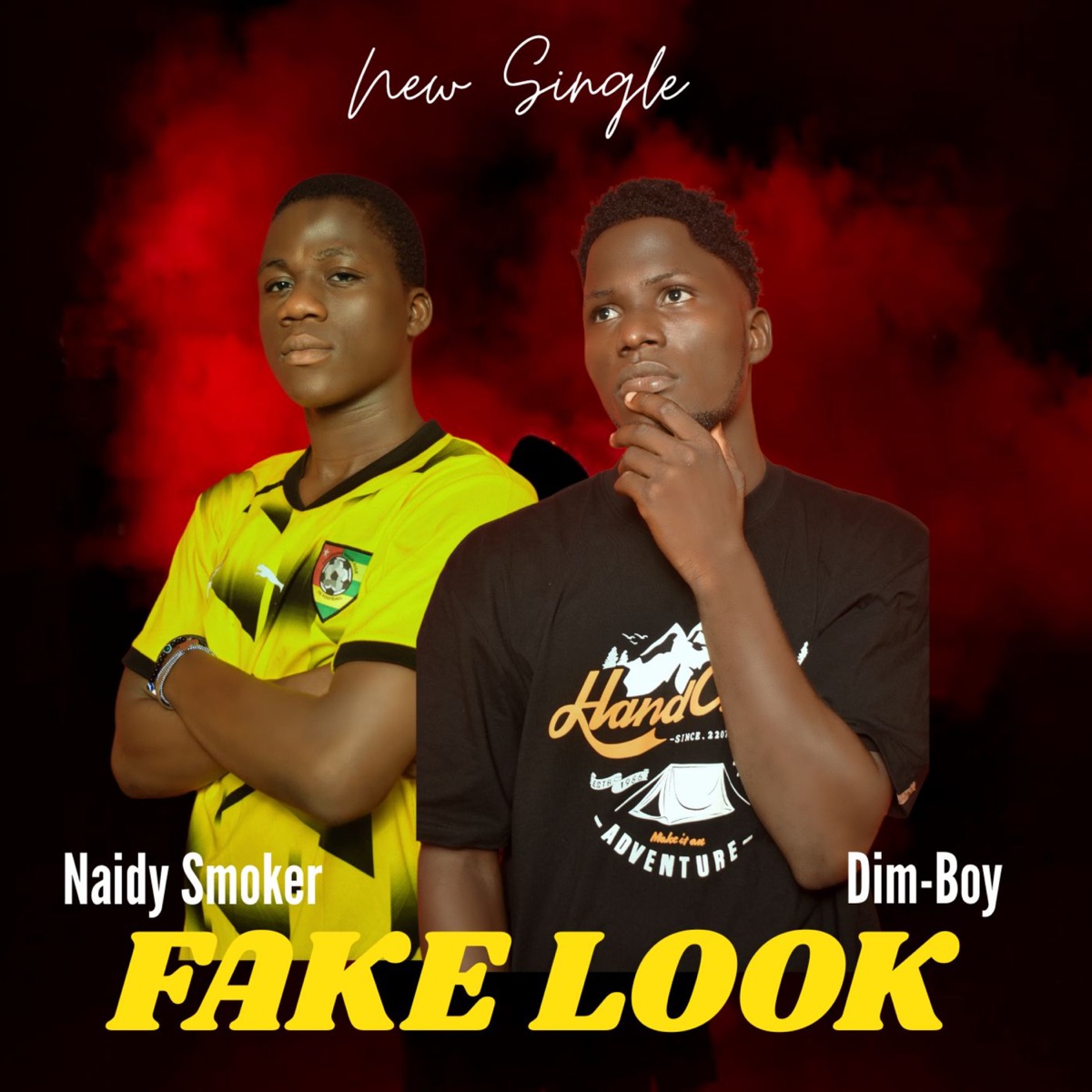 Fake look (feat. Naidy Smoker) - Single by Dimboy album cover