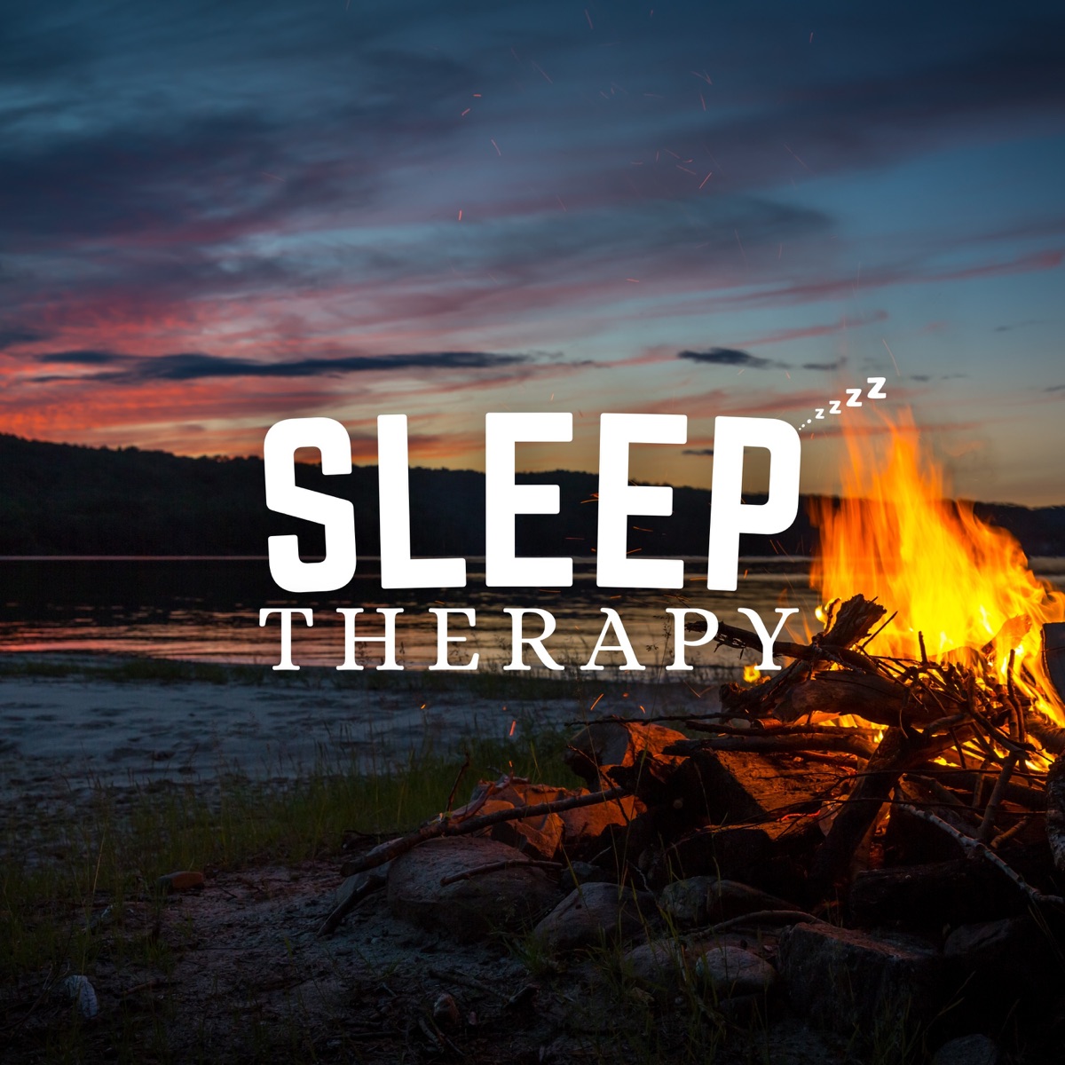 Cabin Fireplace for Calm Nights - Single by SleepTherapy album cover artwork