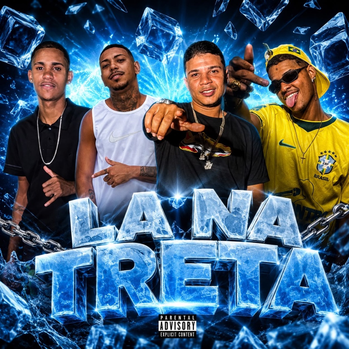 LA NA TRETA - Single by Mano Lipe, Rômulo Chavoso, Éo Souza & MC GRINGO NA VOZ album cover