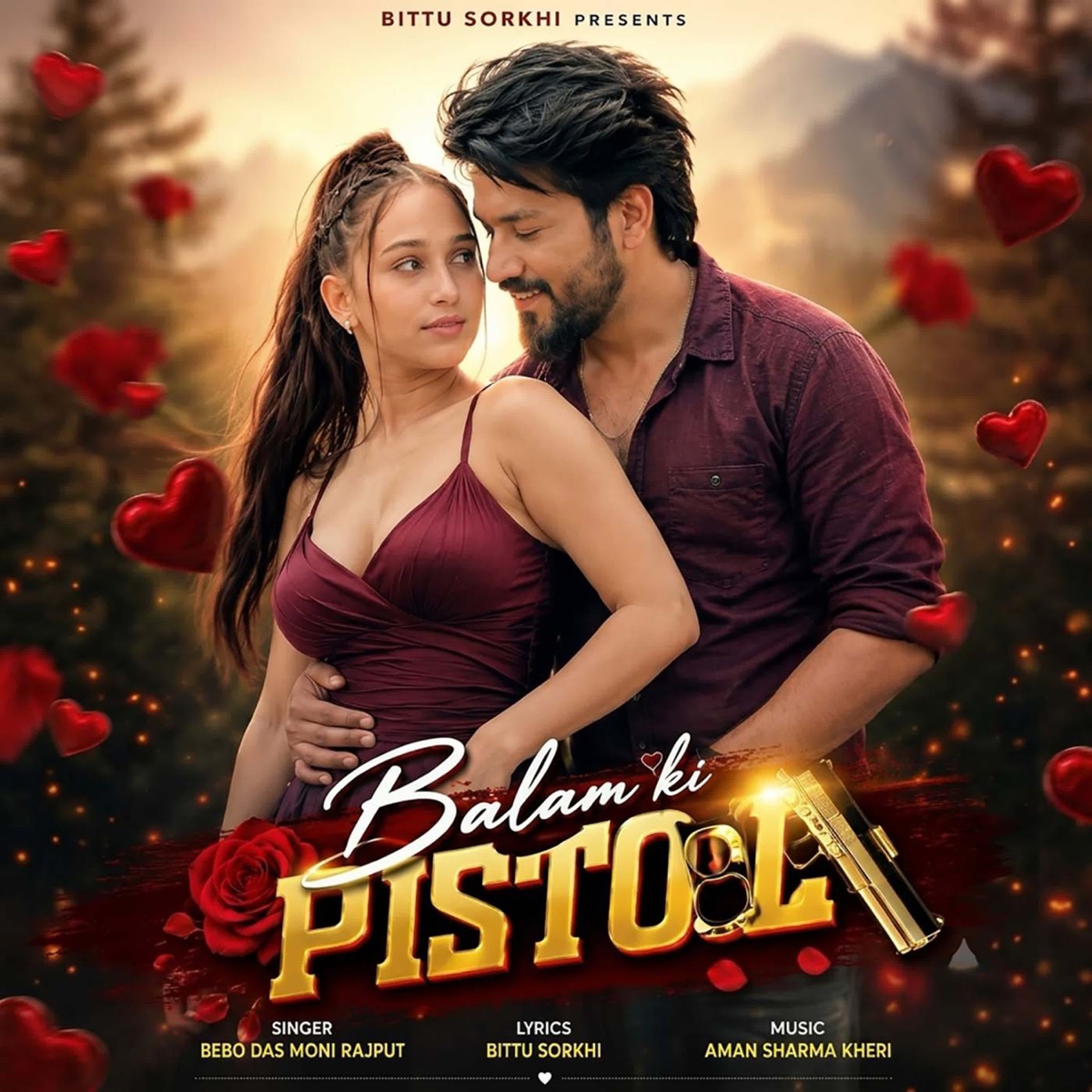Balam Ki Pistol - Single by Bebo Das & Moni Rajput album cover