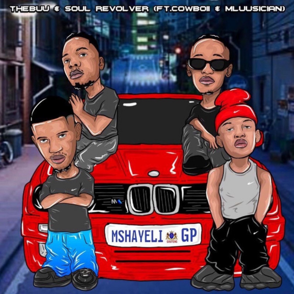 Mshayeli (feat. CowBoii & Mluusician) - Single by TheBuu & Soul Revolver album cover