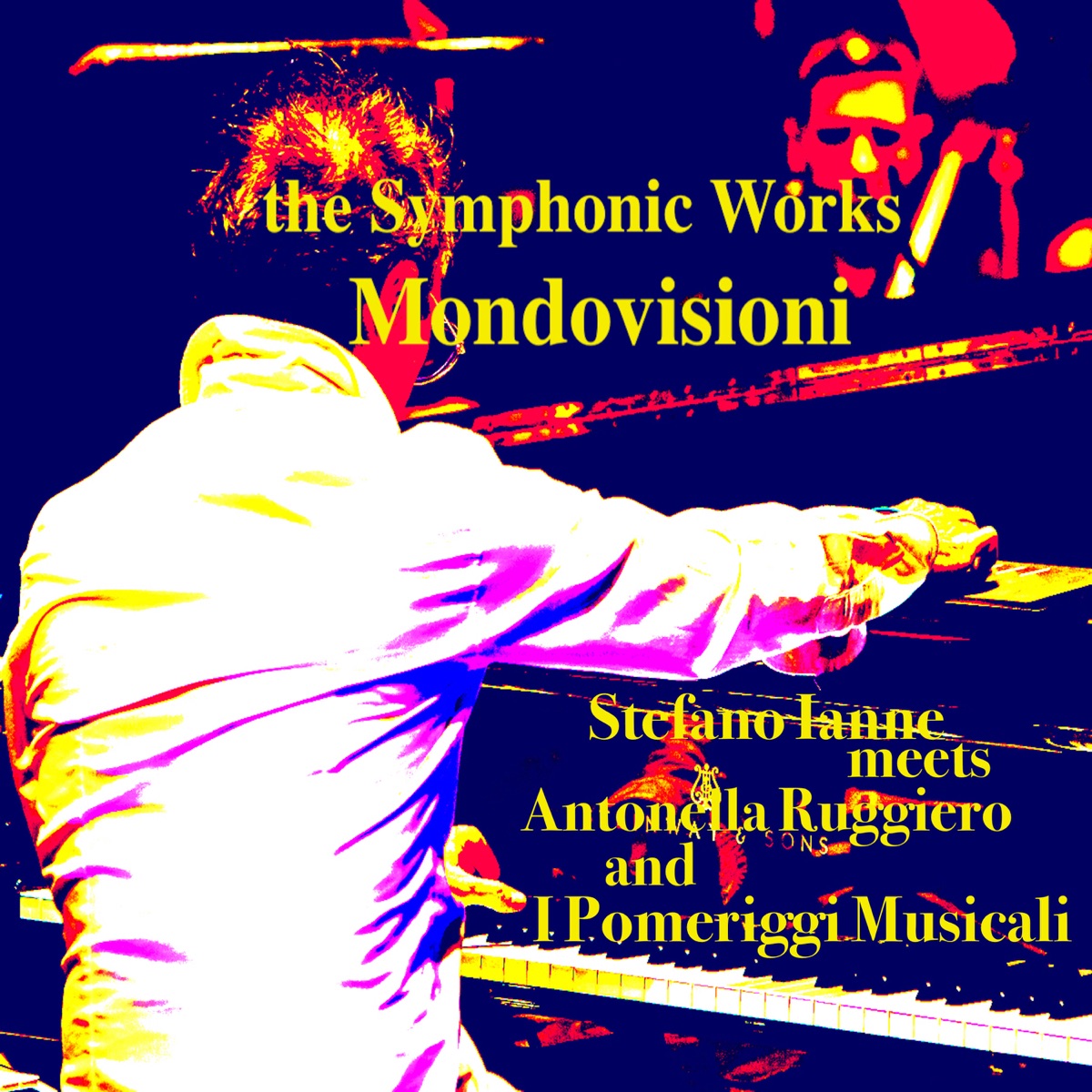 The Symphonic Works: Mondovisioni (Music from the Original TV Series) (feat. Antonella Ruggiero & Orchestra I Pomeriggi Musicali) by Stefano Ianne album cover
