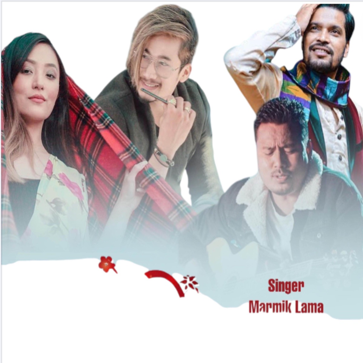 Phul Butte Sari - Single by Marmik Lama album cover