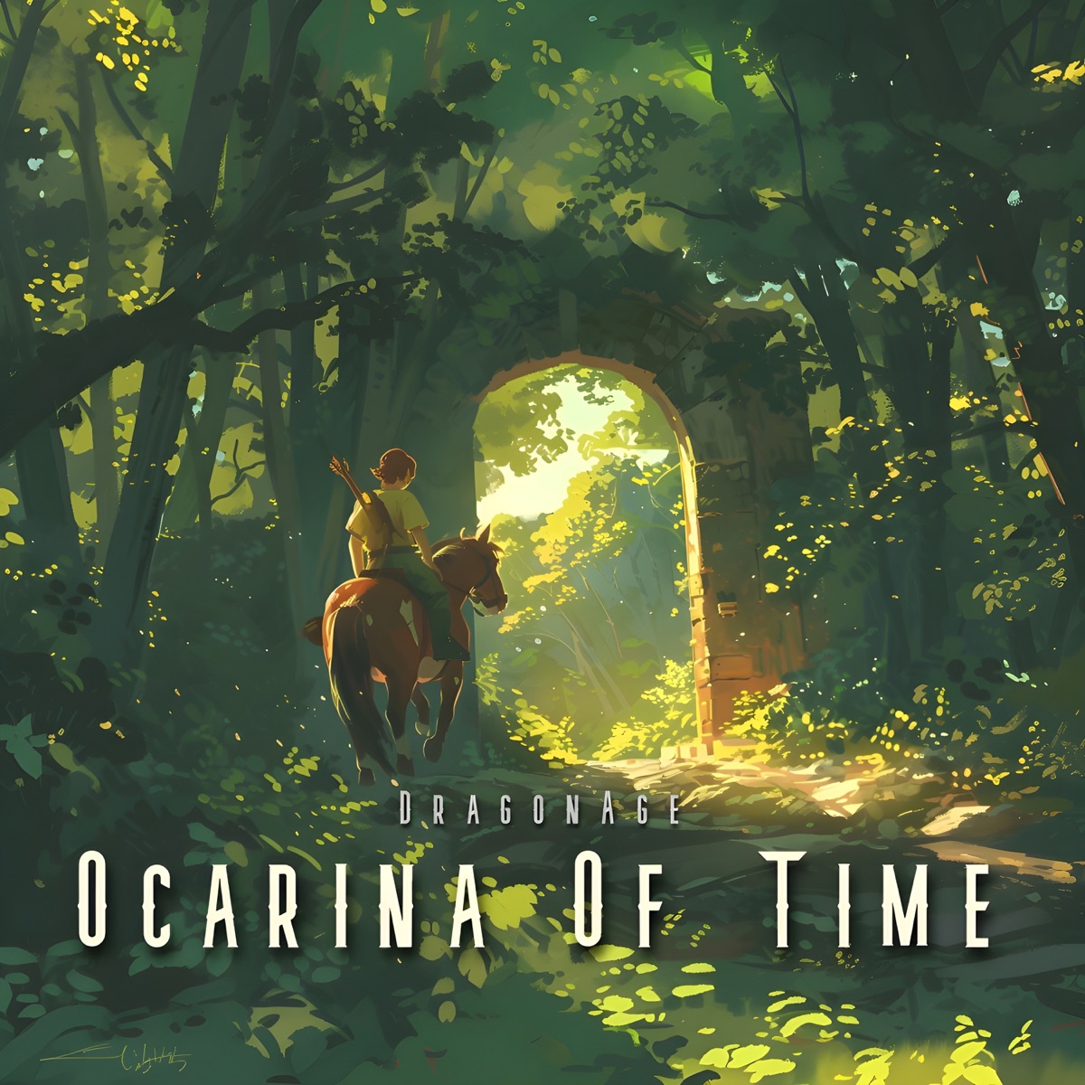 Ocarina of Time (Title Theme) - Single by Dragonage & Simon Groß album cover