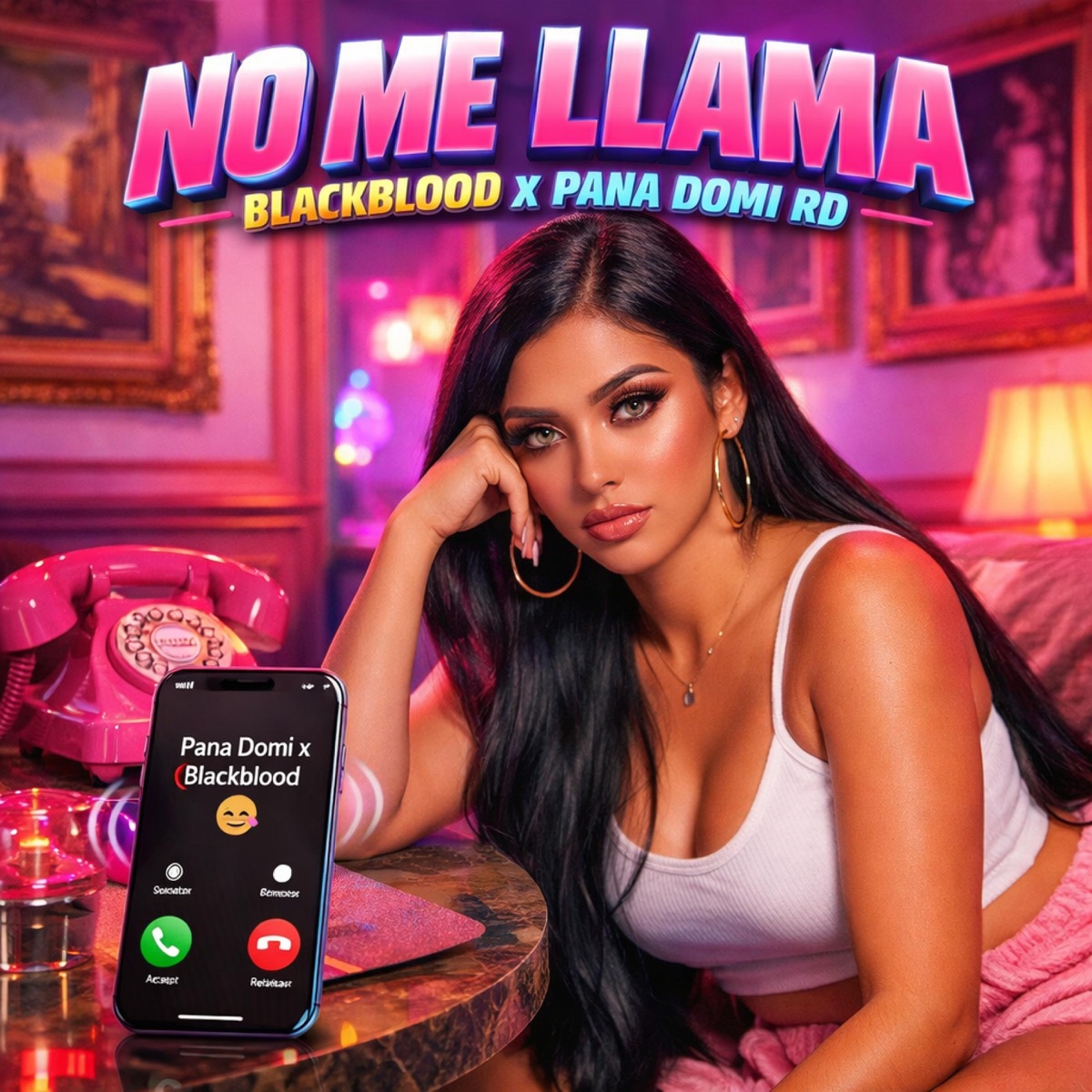 NO ME LLAMA (PANA DOMI RD Remix) - Single by Blackblood album cover