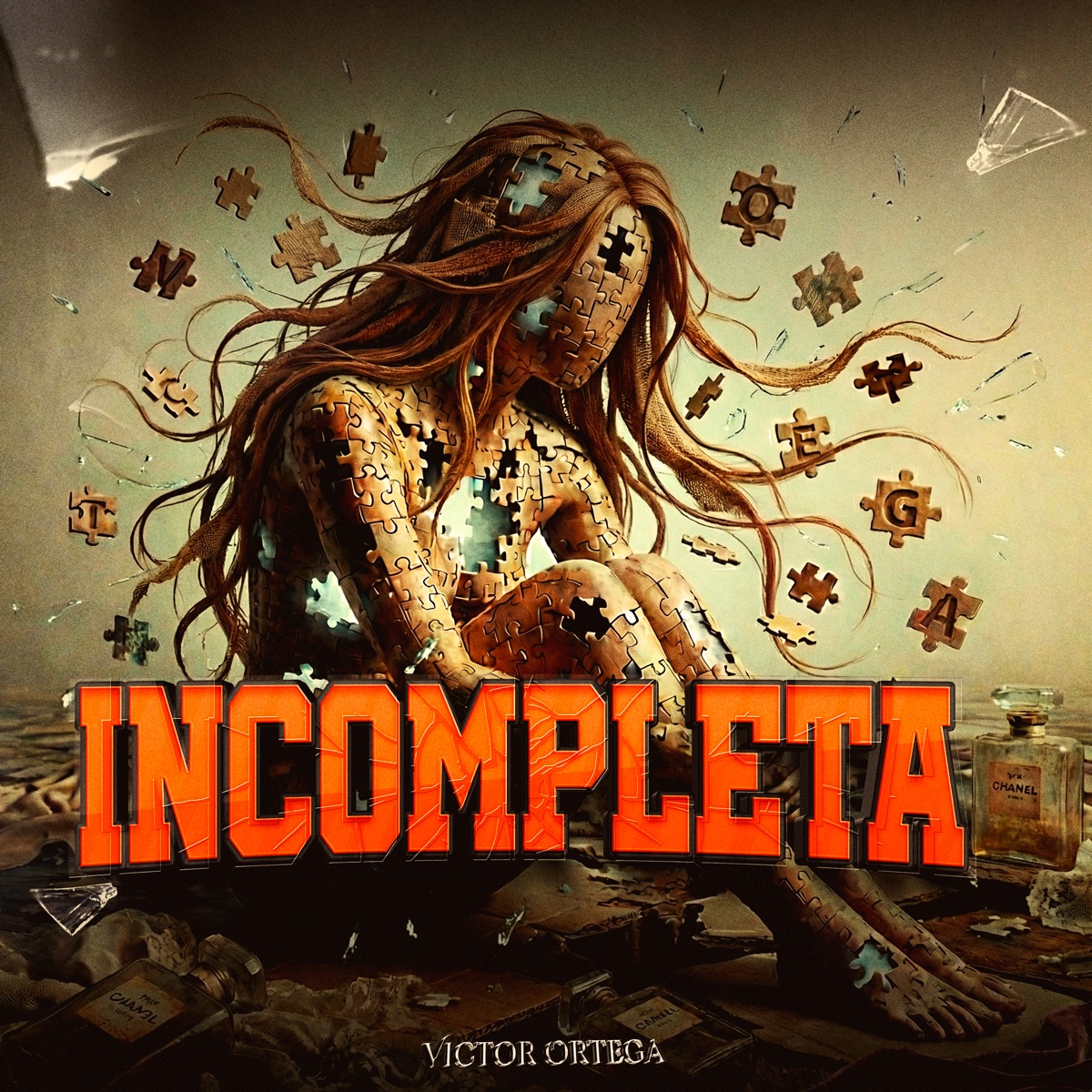 Incompleta - Single by Victor Ortega album cover
