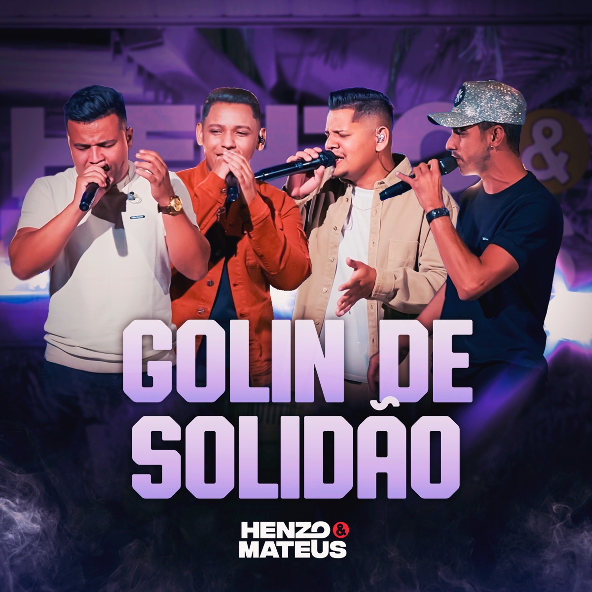Golin de Solidão (Ao Vivo em Goiânia) [feat. João Pedro e Tiago] - Single by Henzo e Mateus album cover