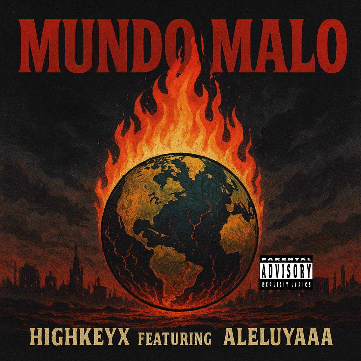 Mundo Malo (feat. Aleluyaaa) - Single by HIGHKEYX album cover