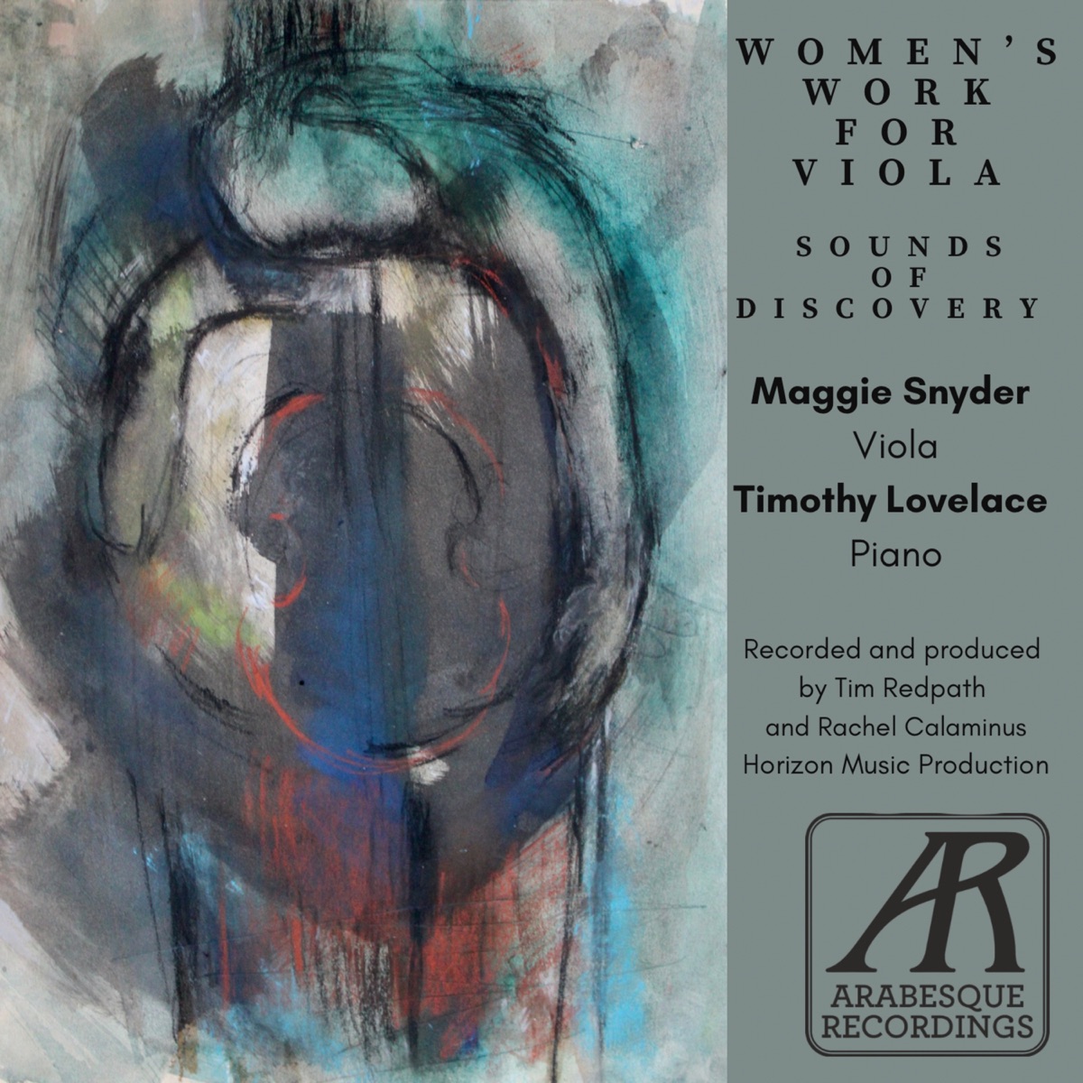Women's Work for Viola: Sounds of Discovery by Maggie Snyder & Timothy Lovelace album cover