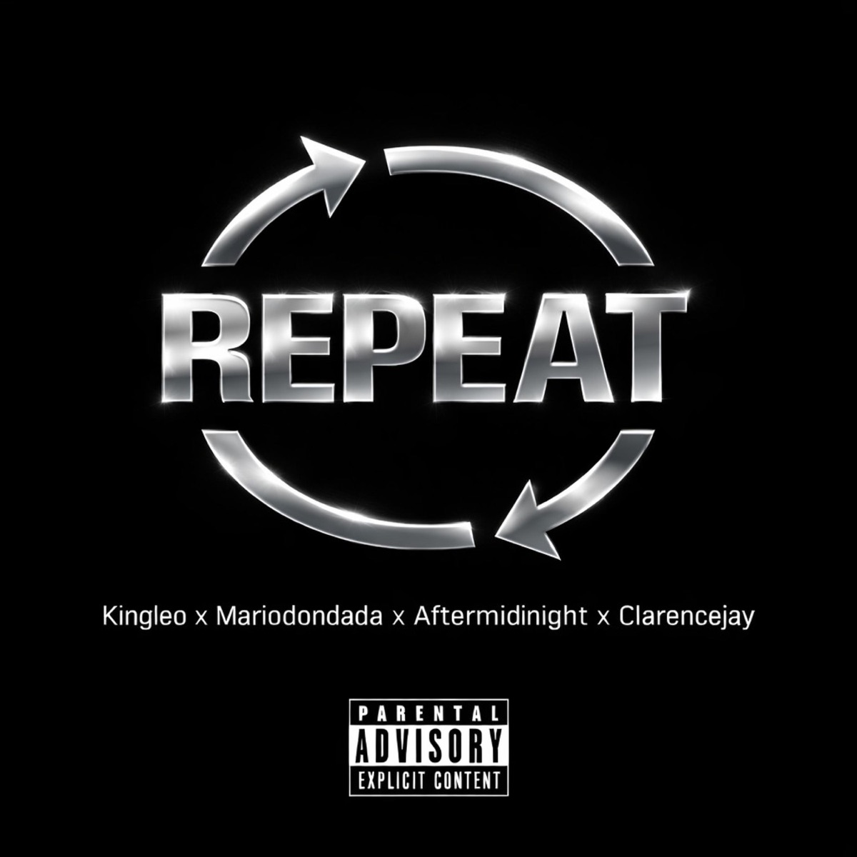 Repeat (feat. Mariodondada, After:midnight & Clarencejay) - Single by KingLeo album cover