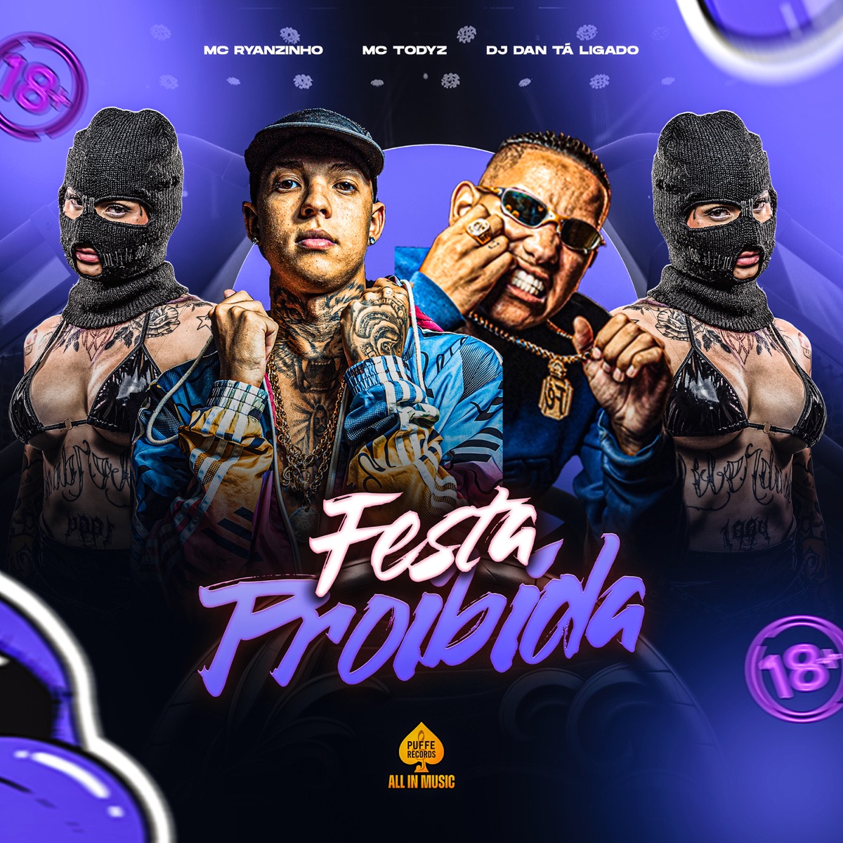 Festa Proibida - Single by MC Ryanzinho, MC Todyz & DJ Dan Tá Ligado album cover