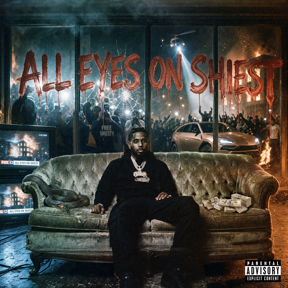 All Eyes on Shiest by Pooh Shiesty album cover artwork