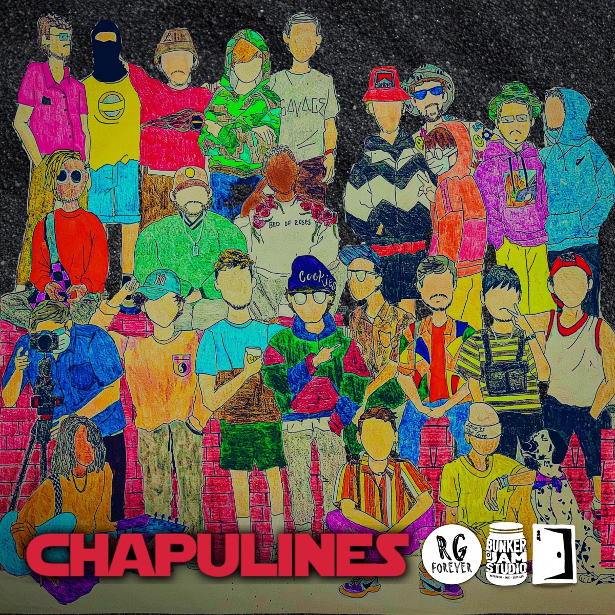 CHAPULINES (feat. Miaky, LaQuan, Badchoice1312, Bambiino, Chef Lino, Picazzo, Kai_, Bima, PYRO, Double Diizzee, The Afro Jam, Quija, Aleco, PHZ, Mango Blade, Diegus, LOW_KEY, WHITHEKID & FEFE) - EP by Casa 24 album cover