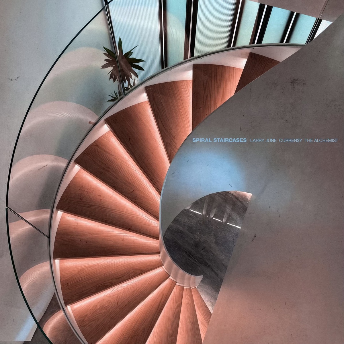 Spiral Staircases by Larry June, Curren$y & The Alchemist album cover artwork