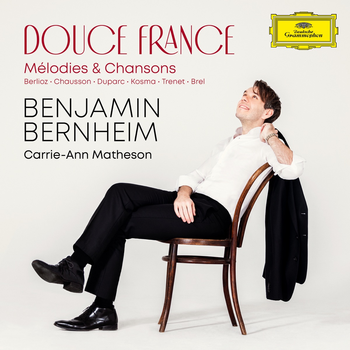 Douce France: Mélodies & Chansons by Benjamin Bernheim & Carrie-Ann Matheson album cover