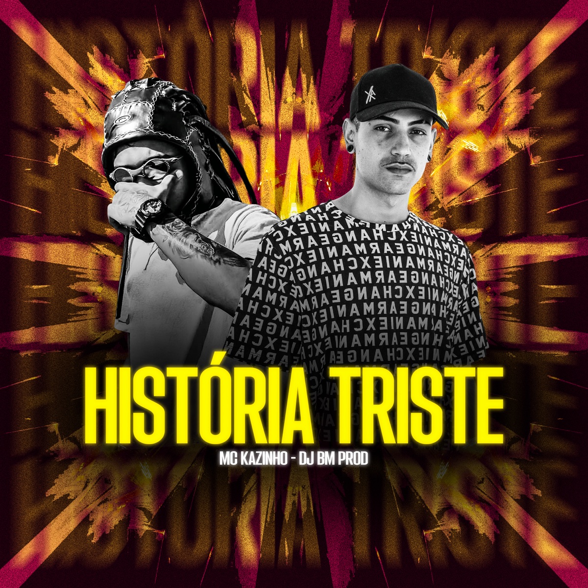História Triste (feat. DJ BM PROD) - Single by MC KAZINHO album cover