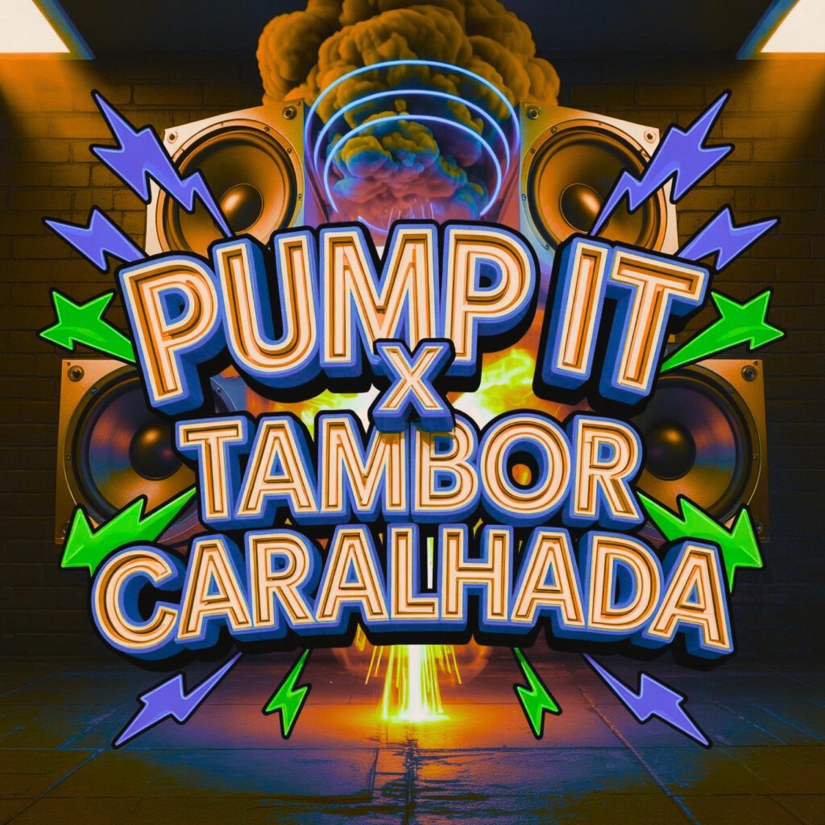 PUMP IT x TAMBOR CARALHADA (feat. MC FAAT) - Single by DJ DZ SHEIK album cover