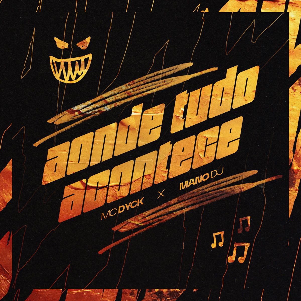Aonde Tudo Acontece (feat. Mano DJ) - Single by MC Dyck album cover
