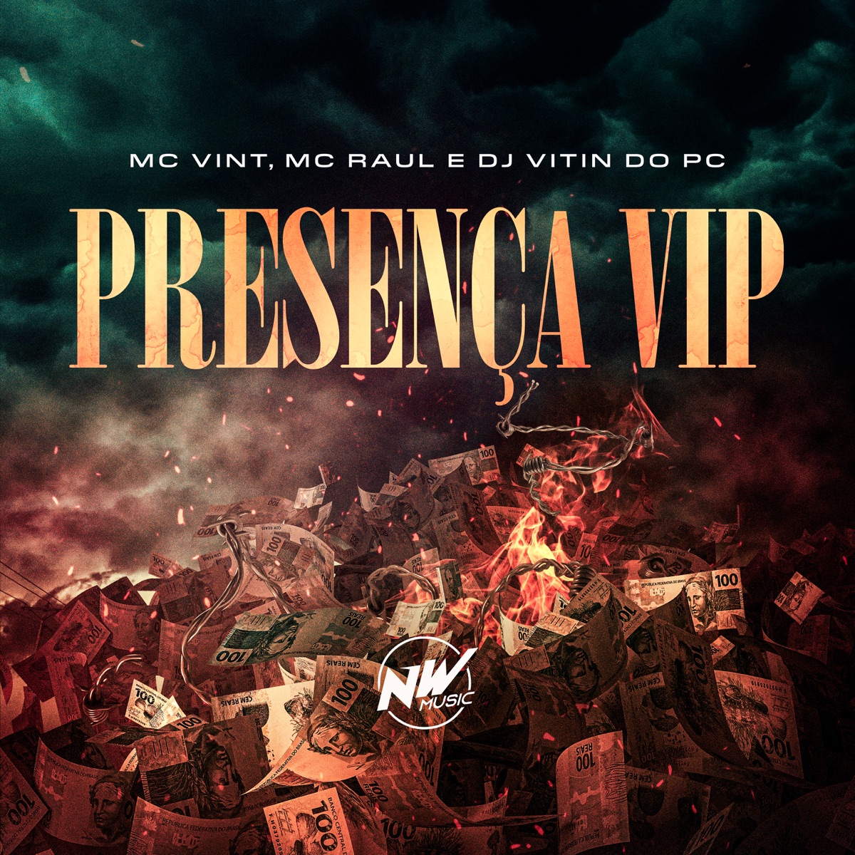 Presença Vip - Single by DJ Vitin do PC, Mc Vint & MC Raul album cover
