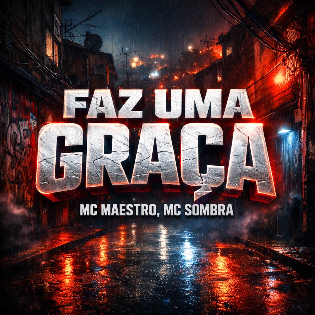 FAZ UMA GRAÇA - Single by MC Sombra & MC MAESTRO album cover