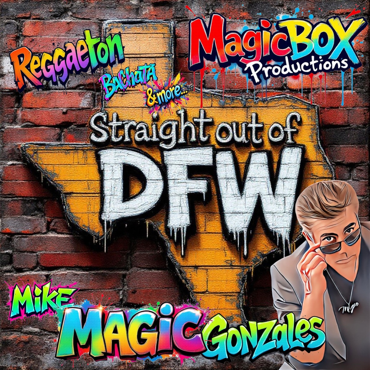 Straight out of DFW by Mike "Magic" Gonzales album cover