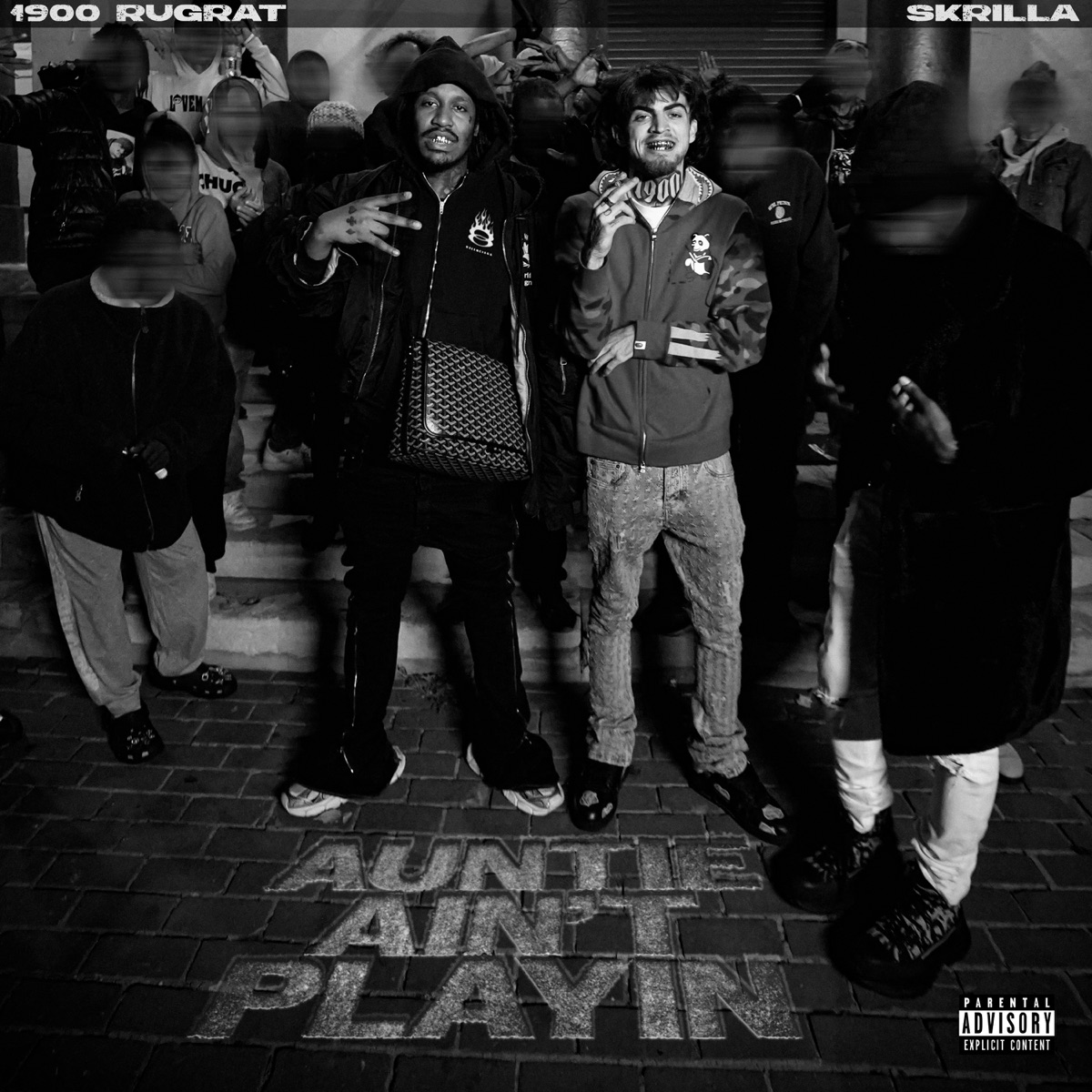 Auntie Ain’t Playin (feat. Skrilla) - Single by 1900Rugrat album cover
