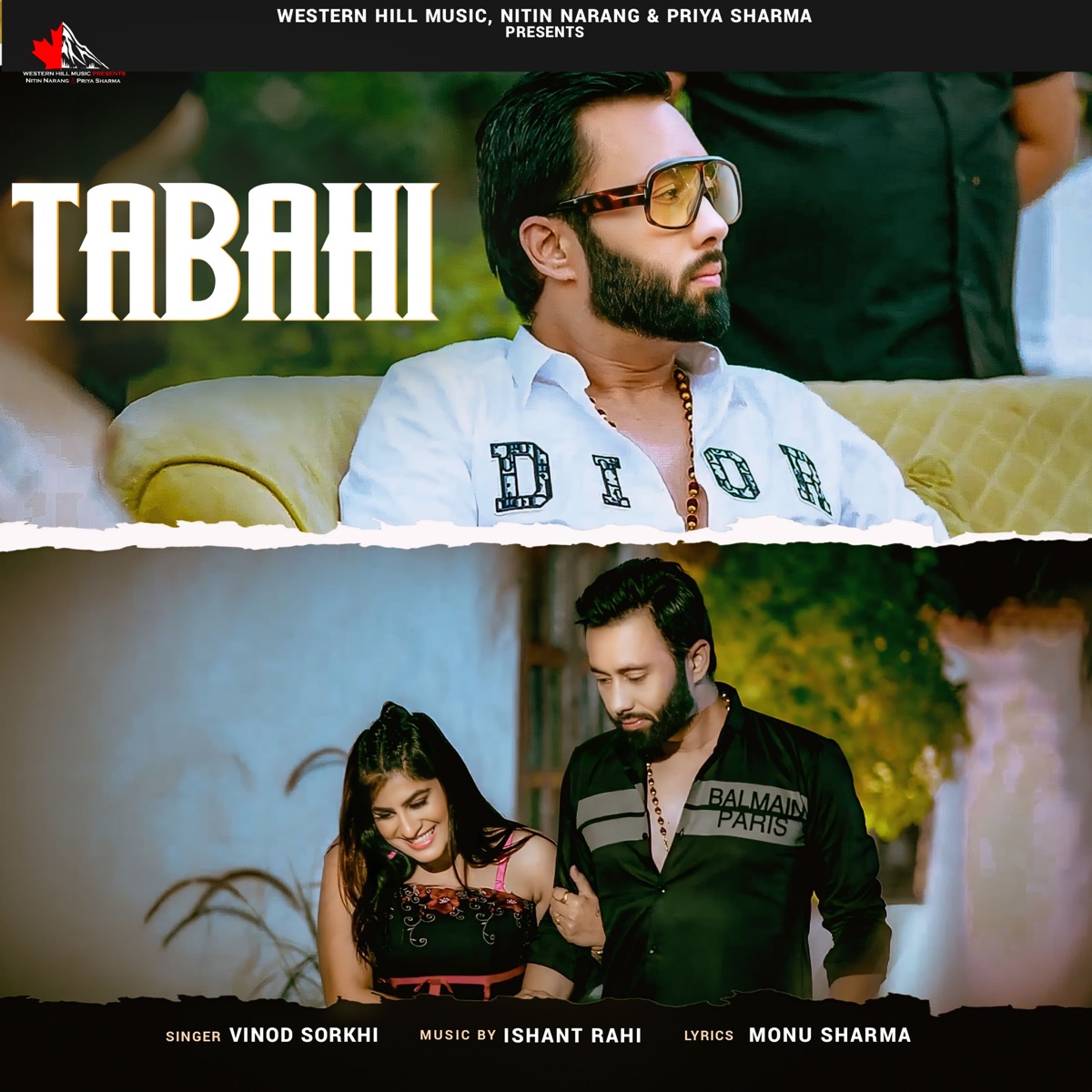 Tabahi (feat. Nitin Narang) - Single by Vinod Sorkhi album cover