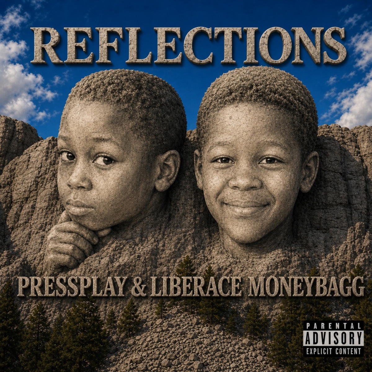 Reflections (feat. Pressplay) - Single by Liberace Moneybagg album cover