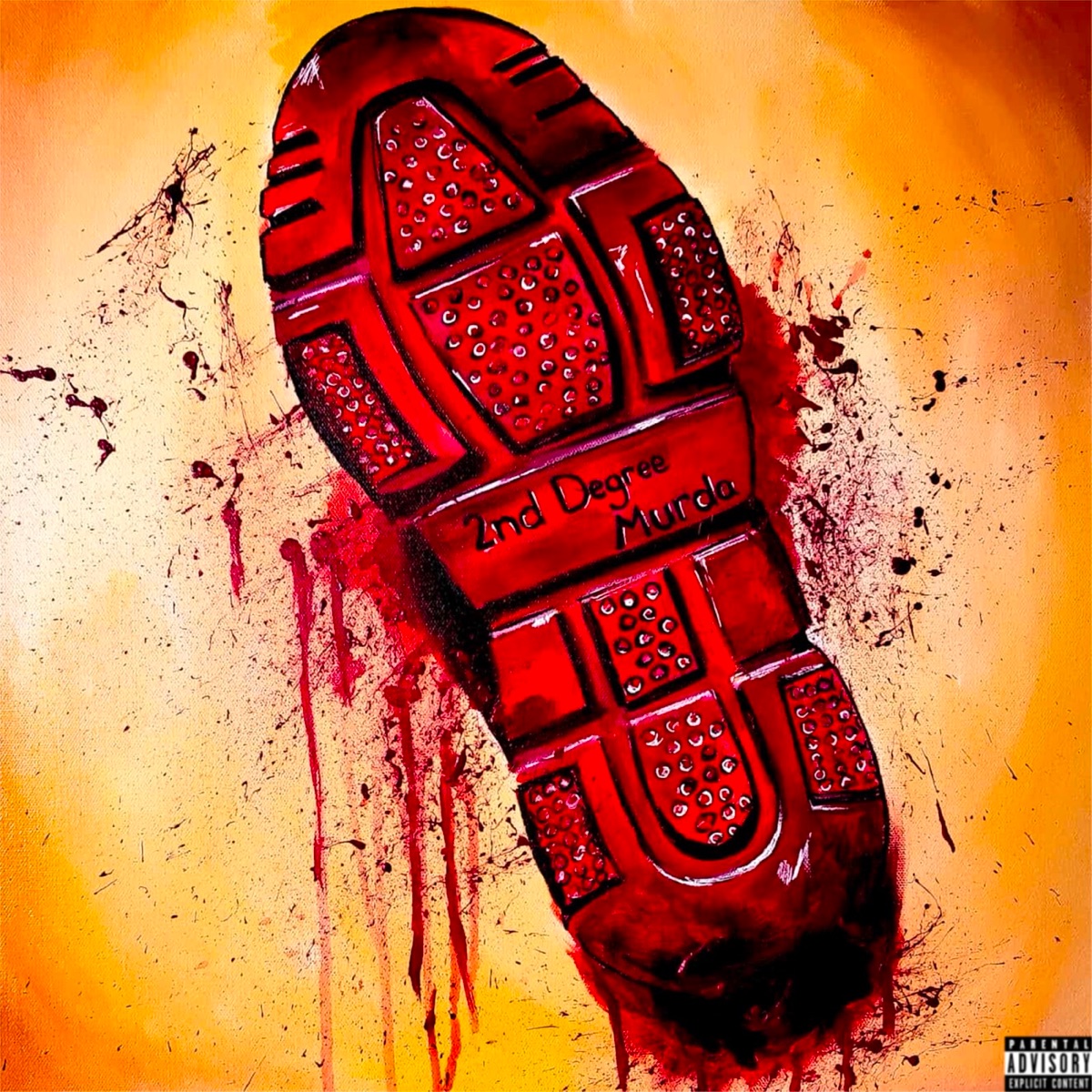 2nd Degree Murda by E Murda & sleeping with shoes on album cover