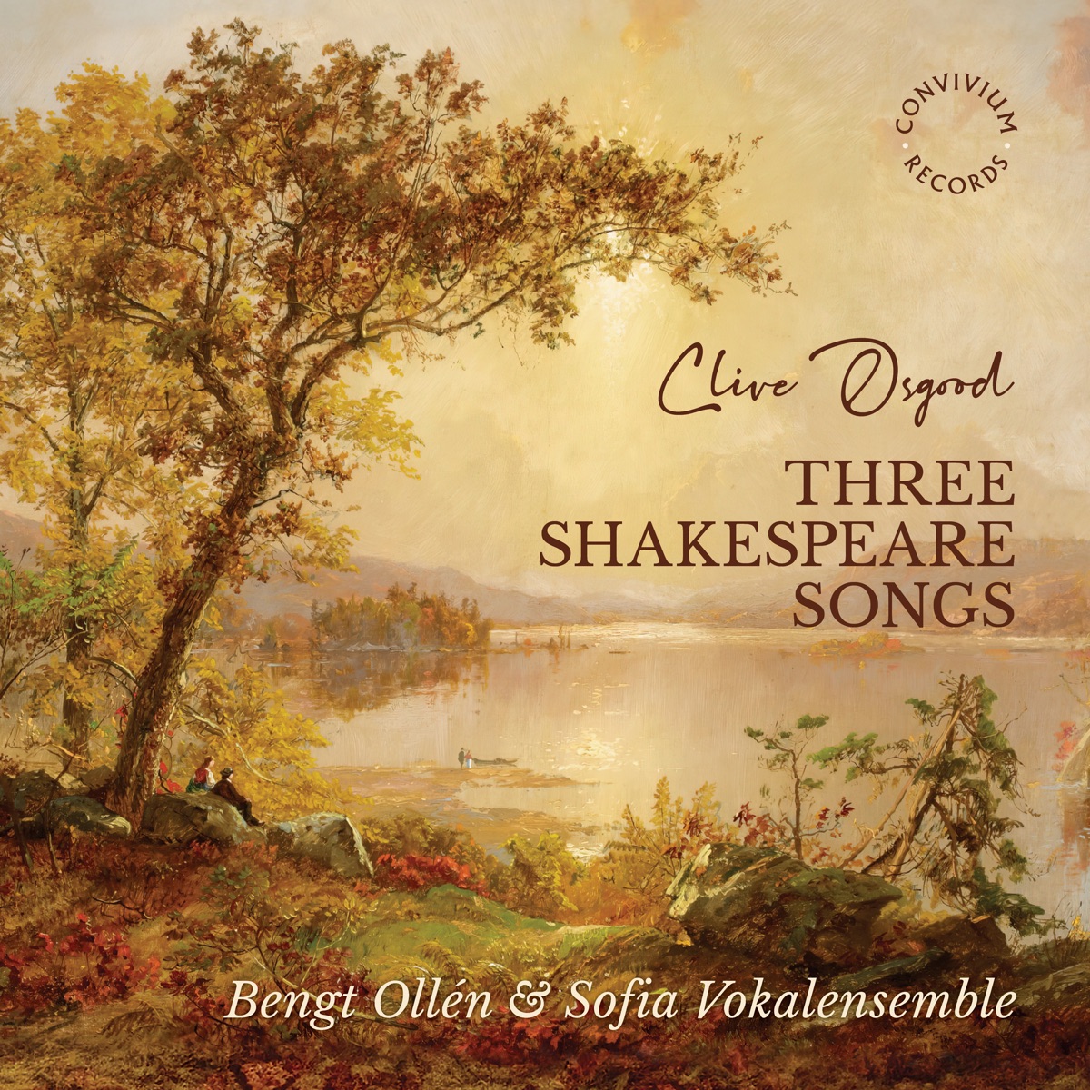 Clive Osgood: Three Shakespeare Songs - Single by Sofia Vokalensemble & Bengt Ollen album cover